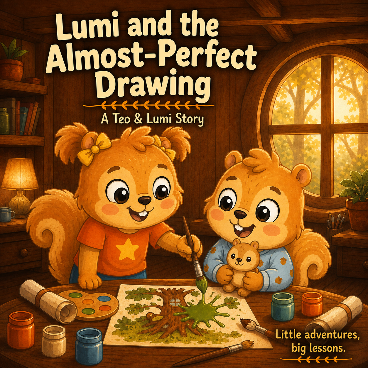 Cover of Lumi and the Almost-Perfect Drawing