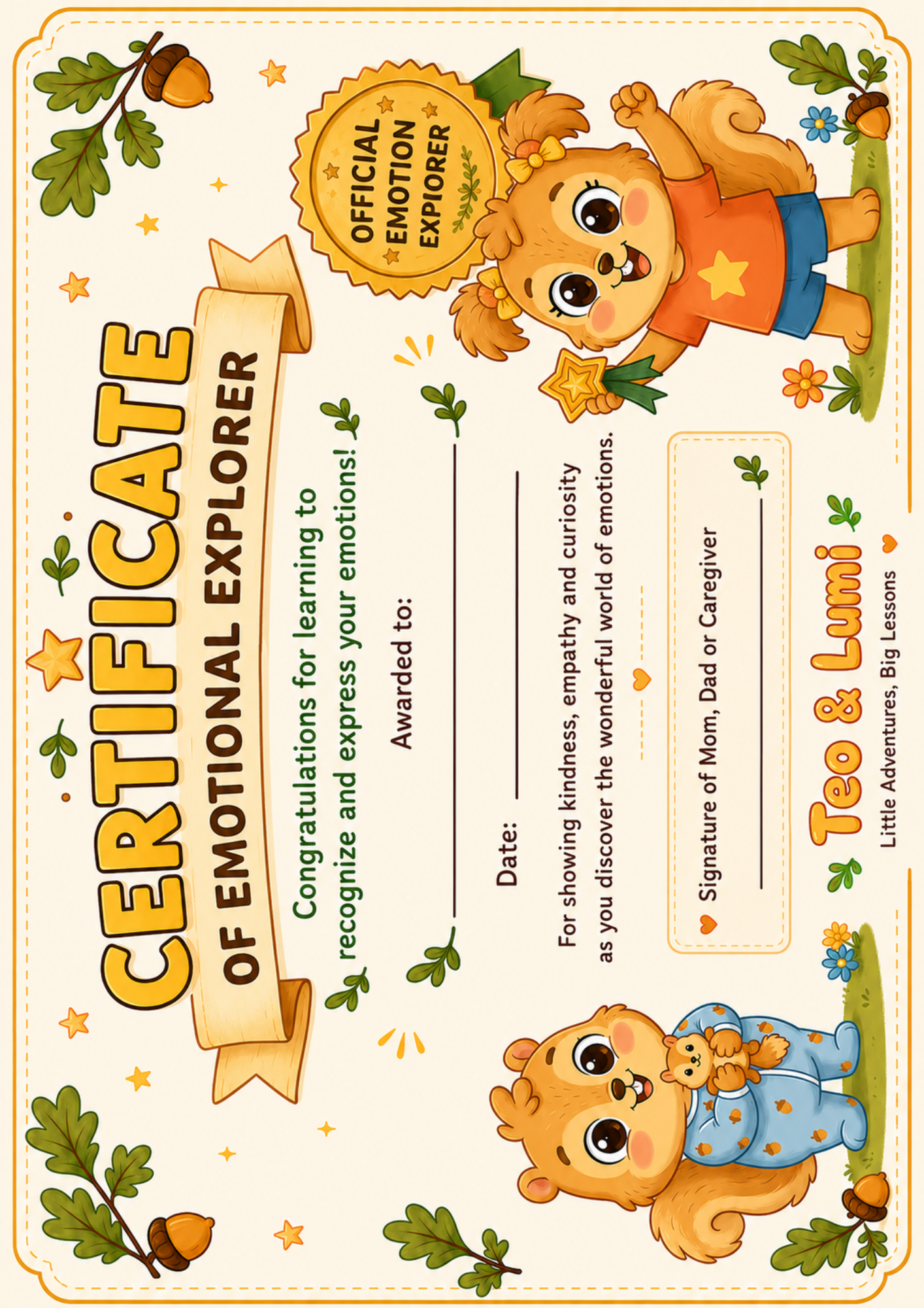 Completion Certificate
