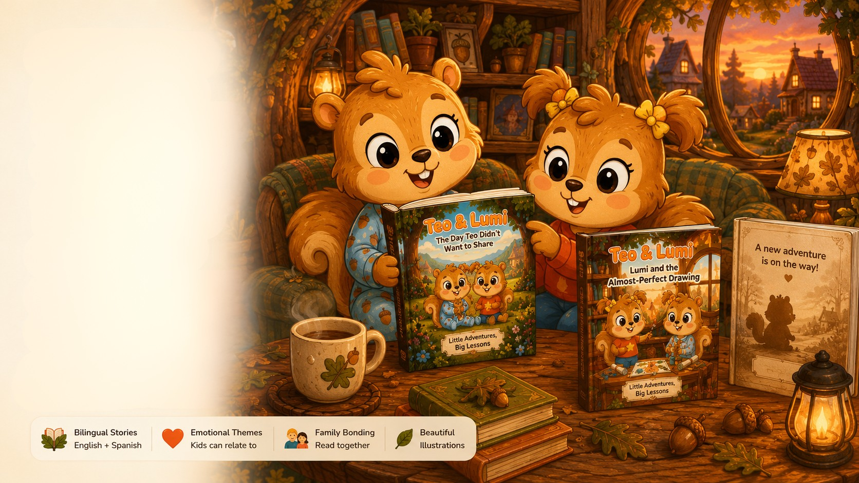 Teo & Lumi bilingual children's books